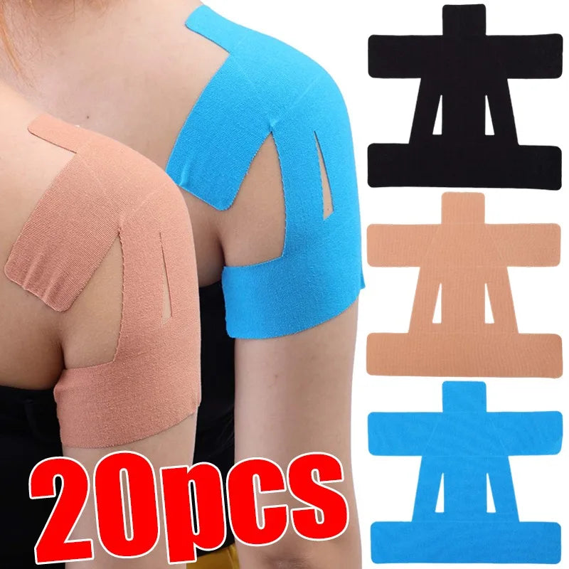 Kinesiology Tape for Shoulder Precut,Shoulder Tape -Waterproof & Breathable, Enhance Elastic Sports Tape for Pain Support